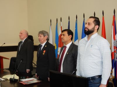 Союз ветеранов Сирии отметил юбилей в ДОСААФ и наградил Президента России